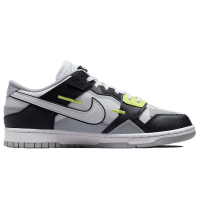 Nike Dunk Low Scrap Wolf Grey Stitching Monster