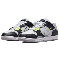 Nike Dunk Low Scrap Wolf Grey Stitching Monster