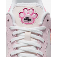 Nike Air Force 1 Paw Print White Pink