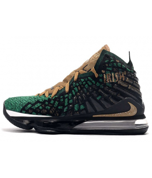 Nike Zoom Lebron XVII 17 SVSM PE Forest Green Black Gold