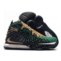 Nike Zoom Lebron XVII 17 SVSM PE Forest Green Black Gold