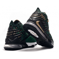 Nike Zoom Lebron XVII 17 SVSM PE Forest Green Black Gold