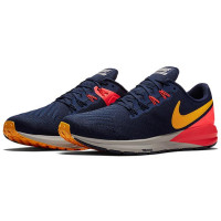 Nike Air Zoom Structure 22 Blackened Blue Orange Peel