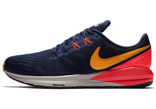 Nike Air Zoom Structure 22 Blackened Blue Orange Peel