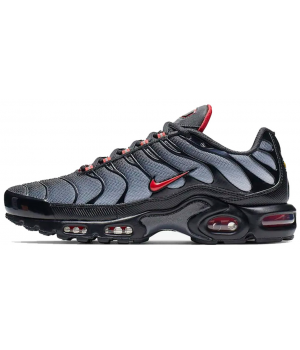 Кроссовки Nike Air Max Plus Black Grey Gradient Red