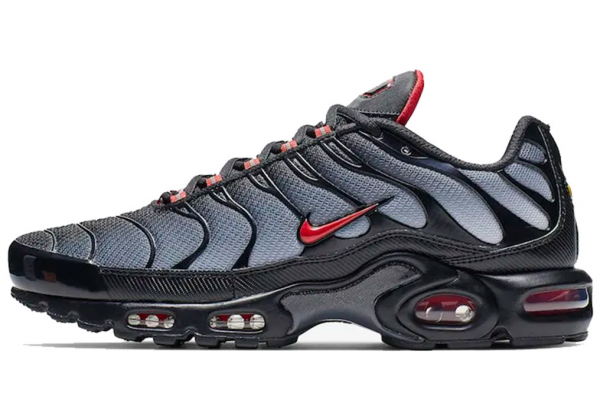 Кроссовки Nike Air Max Plus Black Grey Gradient Red