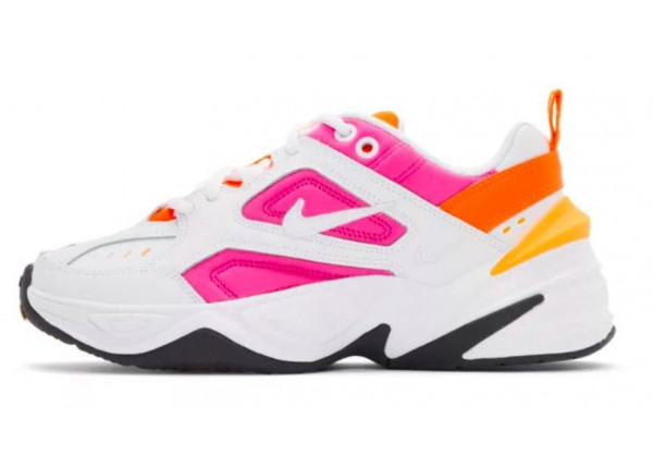 Кроссовки Nike M2k Tekno бело-розовые