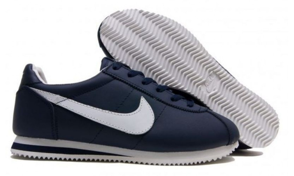 Nike cortez azules clearance