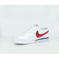  Кроссовки Nike Cortez белые с красным