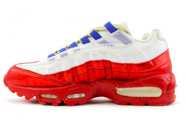 Nike Air Max 95 красные с белым