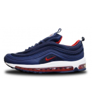 Кроссовки Air Max 97 синие с красным