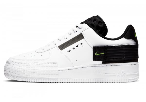 Nike кроссовки Air Force 1 Type Volt White Black