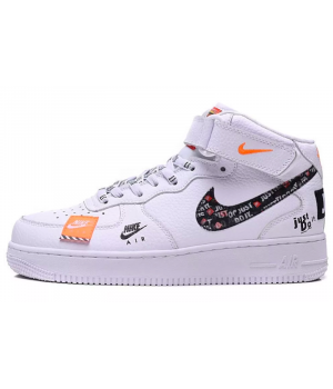 Nike кроссовки Air Force 1 Mid Just Do It White