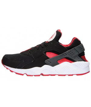 Кроссовки Nike Huarache Run черные с красным