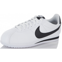 Кроссовки Nike Cortez Nylon белые с черным