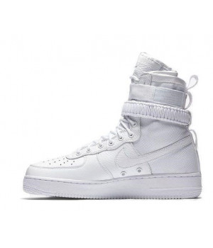 Зимние кроссовки Nike SF AF1 Special Field Air Force 1 White белые