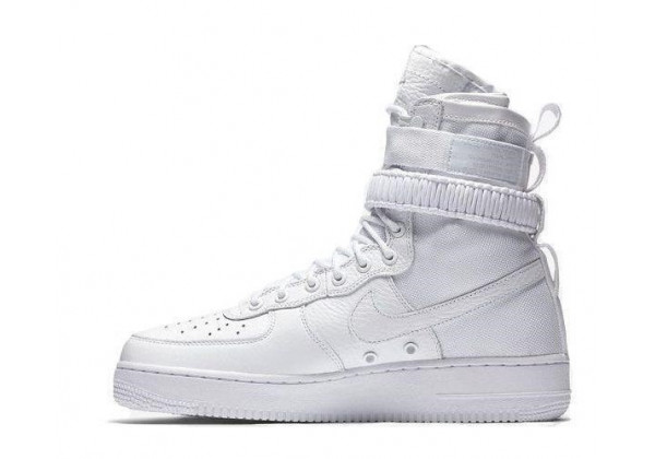 Зимние кроссовки Nike SF AF1 Special Field Air Force 1 White белые