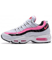 Женские кроссовки Nike Air Max 95 White Pink Black