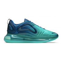 Зимние кроссовки Nike Air Max 720 бирюзовые с голубым