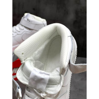 Nike Air Force 1 High White с мехом