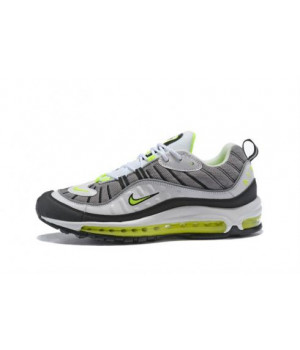 Кроссовки Nike Air Max 97s черно-зелено-белые