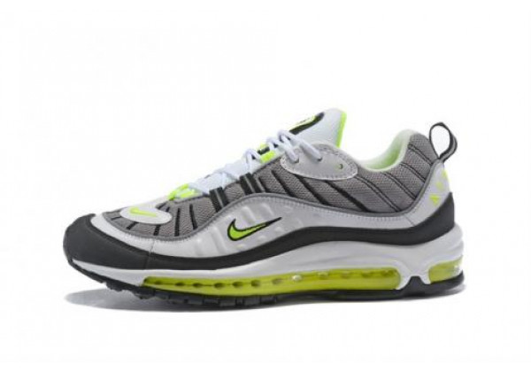 Кроссовки Nike Air Max 97s черно-зелено-белые