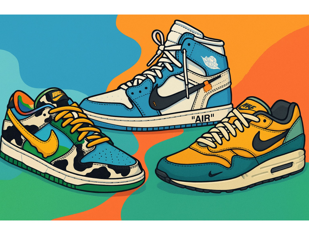 Ключевые коллаборации Nike 2025: Ben & Jerry’s, Off‑White и другие тренды