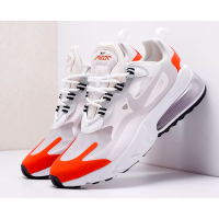 Кроссовки Nike Air Max 270 React белые с красным
