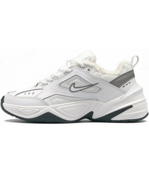 Кроссовки Nike M2k Tekno White Black зимние