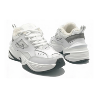 Кроссовки Nike M2k Tekno White Black зимние