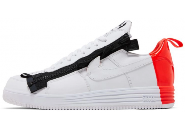 Nike Acronym x Lunar Force 1 Zip White Red
