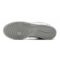 Supreme x Nike SB Dunk Low White Metallic Silver