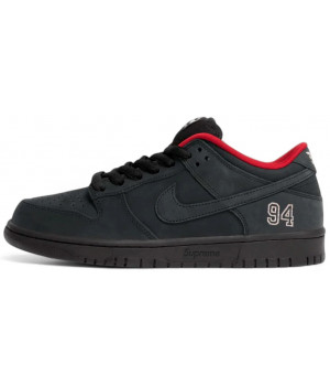 Supreme x Nike SB Dunk Low Black Red
