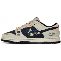 Nike SB Dunk Low x Stussy 40th Beige Black Nike SB Dunk Low x Stussy 40th Beige Black