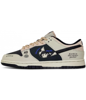 Nike SB Dunk Low x Stussy 40th Beige Black