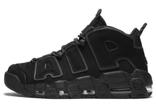 Nike Air More Uptempo Black Reflective