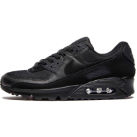 Кроссовки Nike Air Max 90 Leather Triple Black