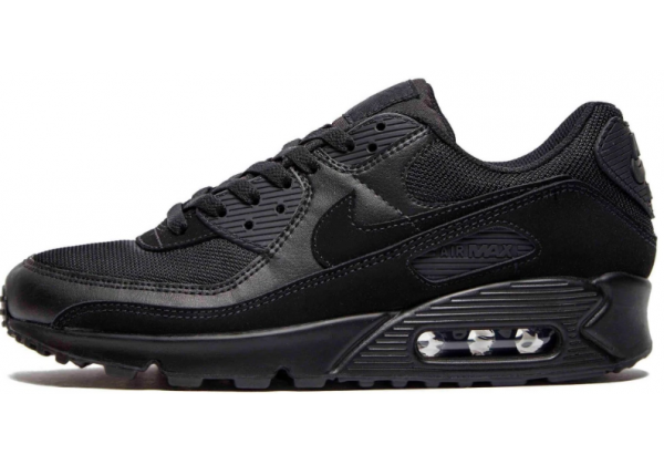 Кроссовки Nike Air Max 90 Leather Triple Black