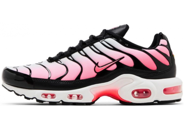 Nike Air Max Plus Black White Hot Punch