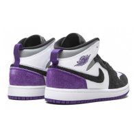 Nike Air Jordan 1 Mid SE Varsity Purple с мехом
