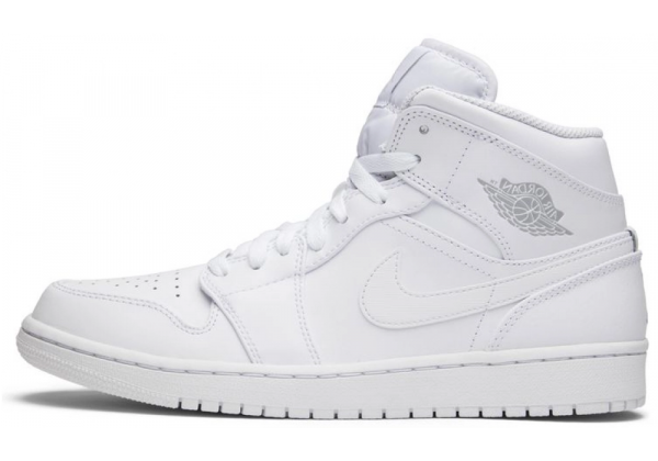 Nike Air Jordan 1 Retro Mid Pure Platinum White