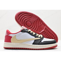 Travis Scott x Nike Air Jordan 1 Low White Red
