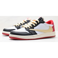 Travis Scott x Nike Air Jordan 1 Low White Red