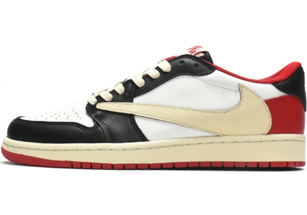 Travis Scott x Nike Air Jordan 1 Low White Red