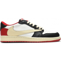 Travis Scott x Nike Air Jordan 1 Low White Red