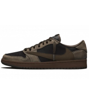 Nike x Travis Scott Air Jordan 1 Low Velvet Brown Black