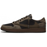 Nike x Travis Scott Air Jordan 1 Low Velvet Brown Black