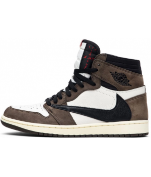 Кроссовки Nike Air Jordan 1 Retro x Travis Scott High OG Mocha