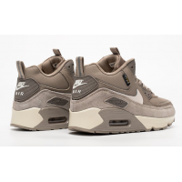 Nike Air Max 90 Mid Grey Beige зимние