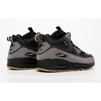 Nike Air Max 90 Mid Black Grey зимние